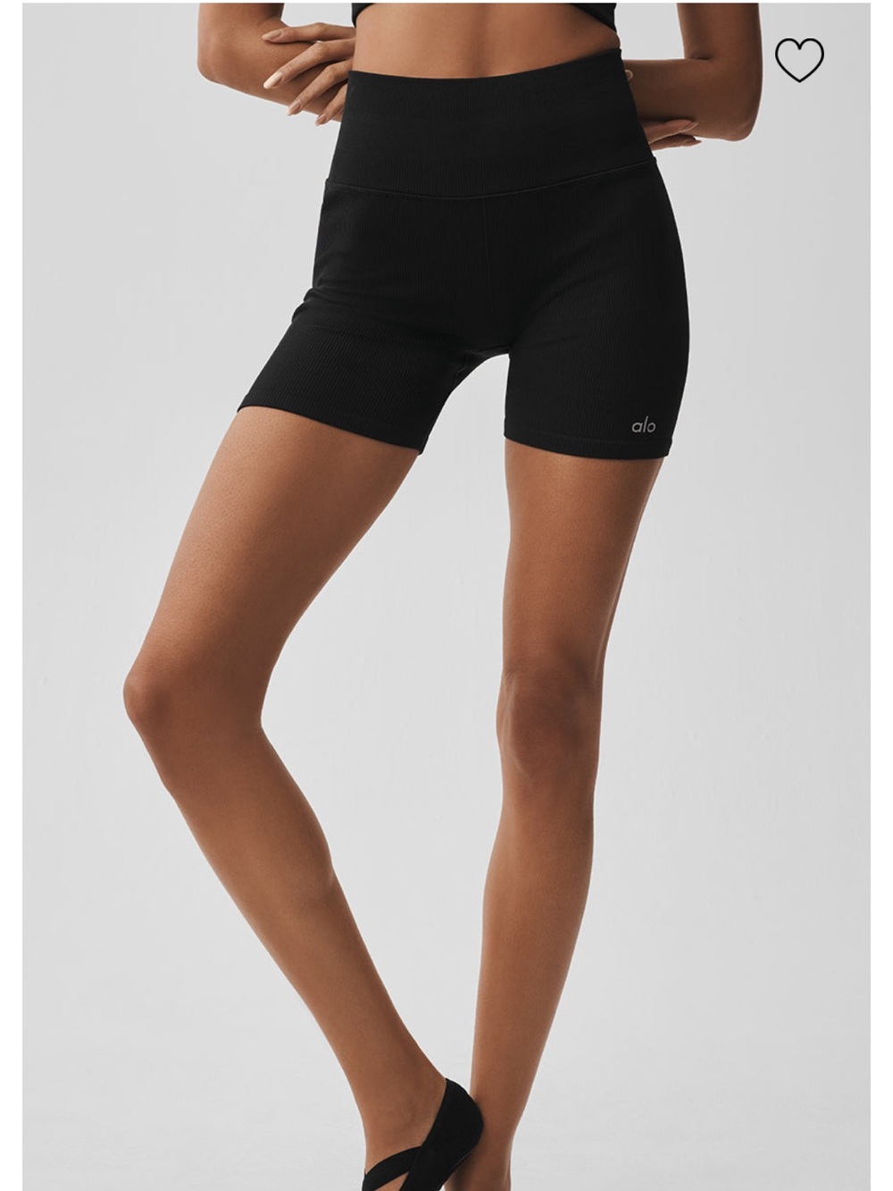 ALO 5” Seamless Ribbed Favorite Shorts